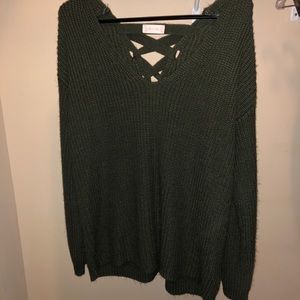 Braided Back Altar’d State Sweater